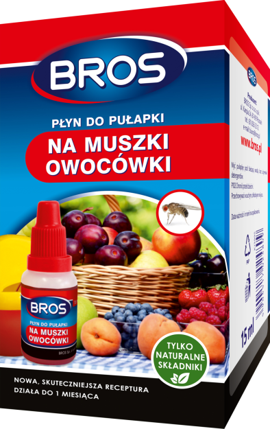 BROS płyn do pułapki na muszki owocówki 