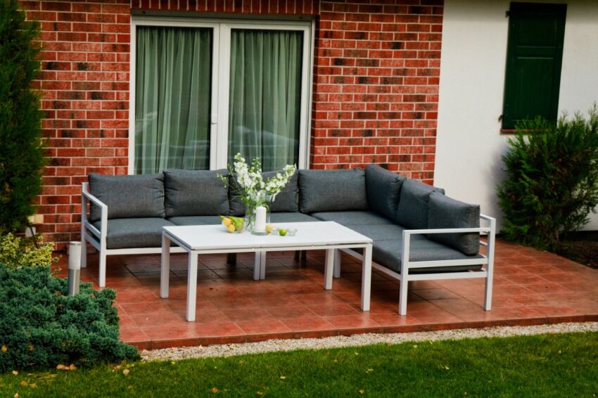 Zestaw mebli aluminium ALLUMINIO GRANDE - Bello Giardino